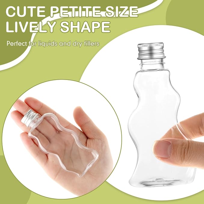 Mumufy 60 Pcs Plastic Sand Art Bottles - Image 3