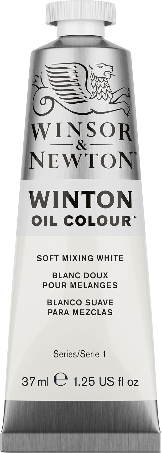 Winsor & Newton Winton Oil Color, 37ml Tube, Soft Mixing White by WinsorNewton