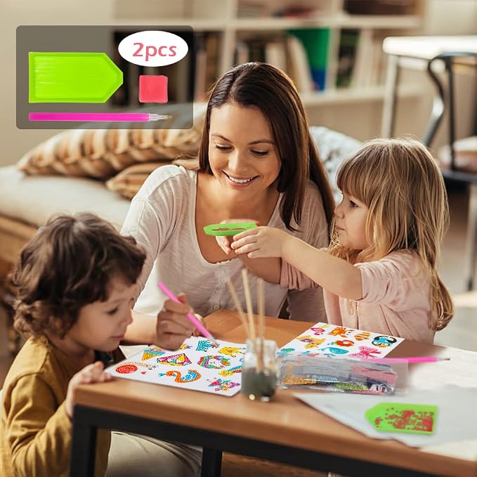 Labeol Diamond Art Kits for Kids Boys and Girls Ages 6-8-10-12 Easy to DIY - Image 5