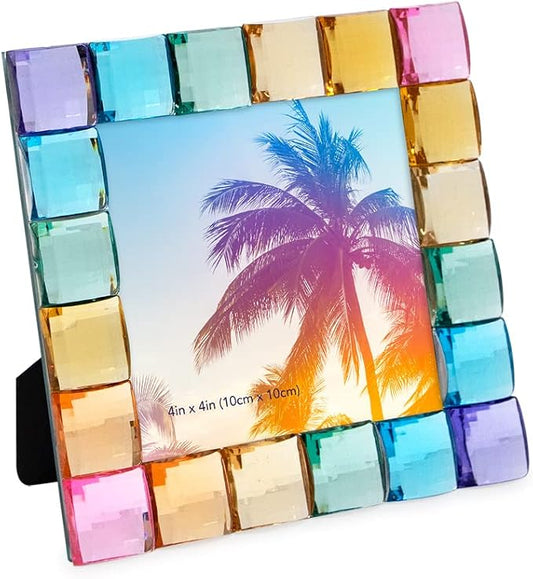 Isaac Jacobs Decorative Sparkling Jewel Picture Frame, Photo Display & Home by IsaacJacobs