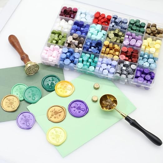 600 Pcs Assorted Color Sealing Wax Beads Bulk - Image 2
