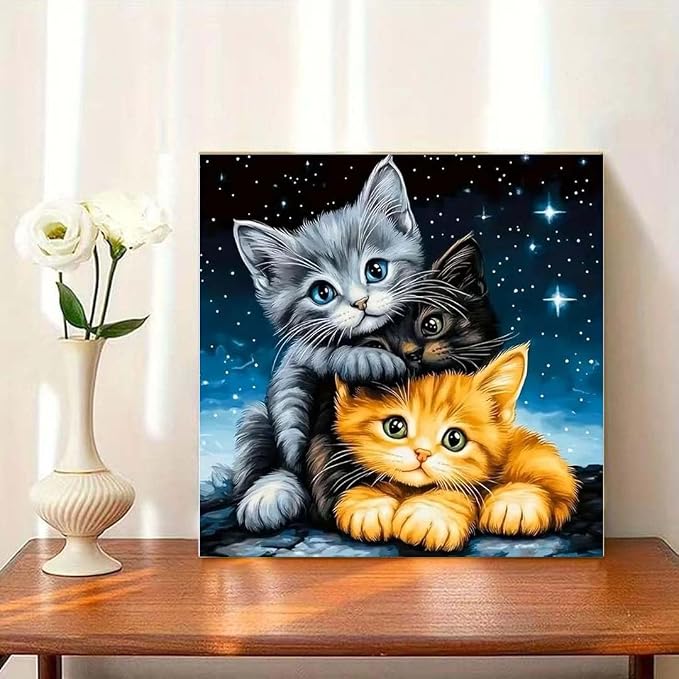 OJTOYART Starry Cat Diamond Art Kits - Image 4