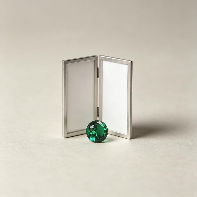 Emerald Green Color Cubic Zirconia Loose Beads Unset - Image 8