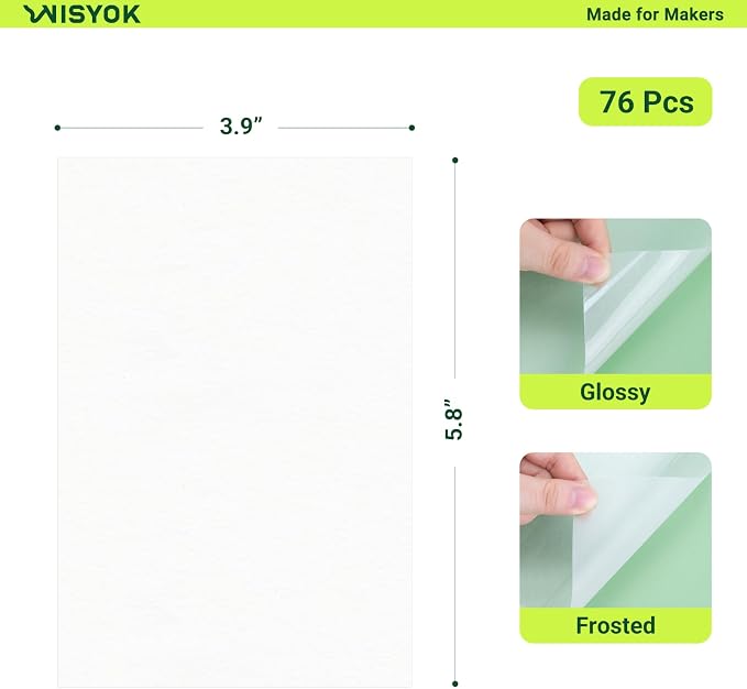 WISYOK 76 pcs Shrinky Film Kits - Image 2