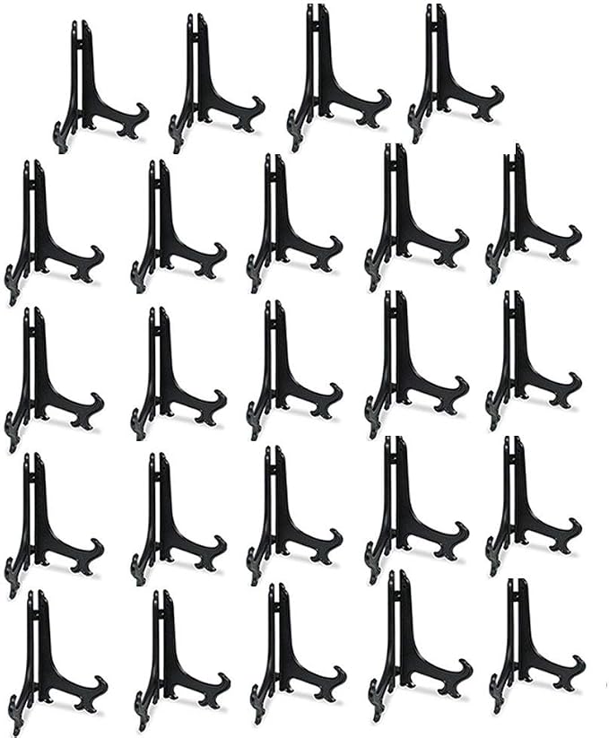 Artliving 5 Inch Acrylic Card Display Stands, Small Plastic Easels and by Artliving
