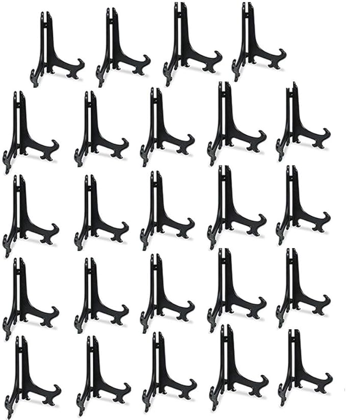 Artliving 6 Inch Acrylic Card Display Stands, Small Plastic Easels and by Artliving
