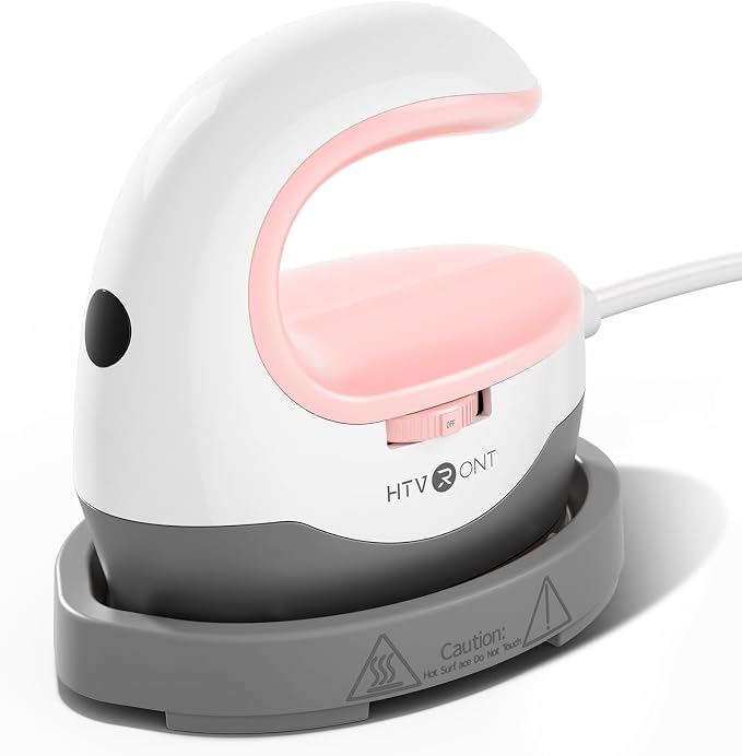HTVRONT Mini Heat Press Machine, Mini Iron by HTVRONT