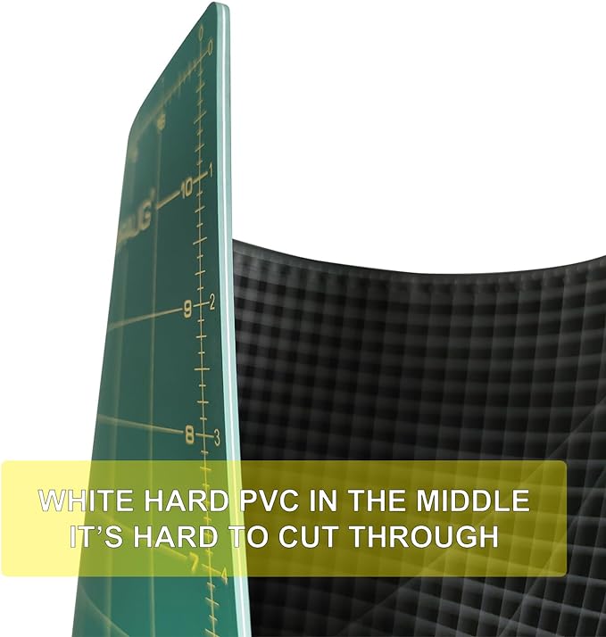 NEWBRAUG 18'' × 24'' Perfect Self Healing Cutting Mat, Non-Slip Gridded Rotary - Image 4
