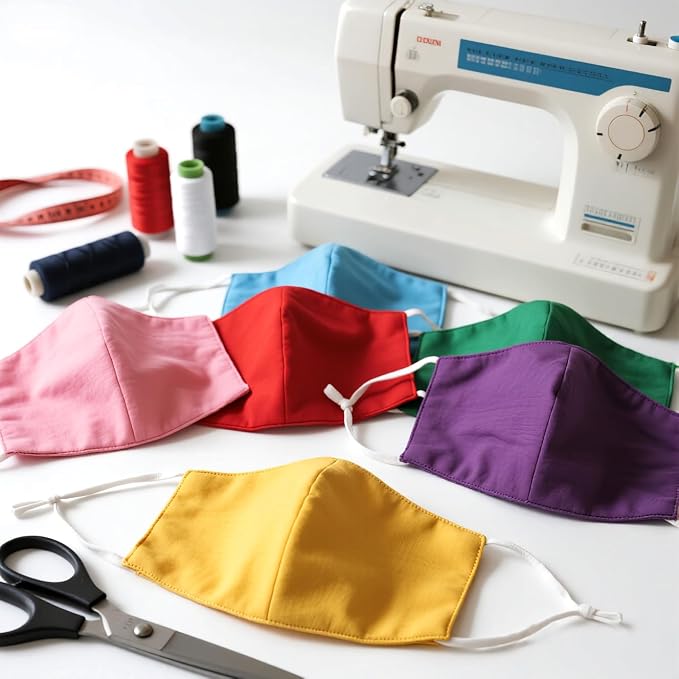 Aubliss 50pcs 100% Cotton Fabric Bundle 8" x 8" PreCut Fat Squares Sheets - Image 2