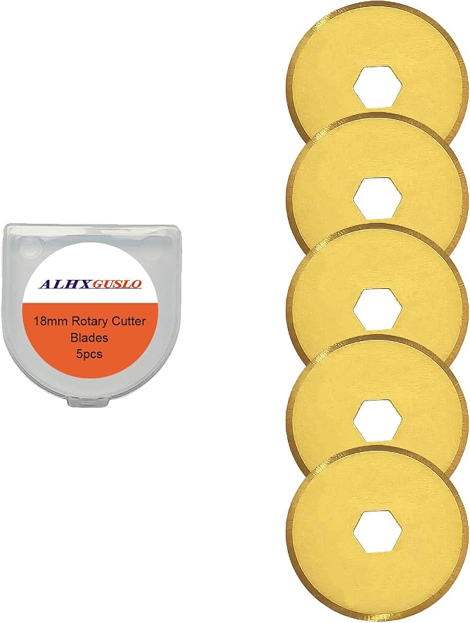 18mm Rotary Cutter Blades 5-Pack Replacement Blades Fits Fiskars, OLFA - Image 2