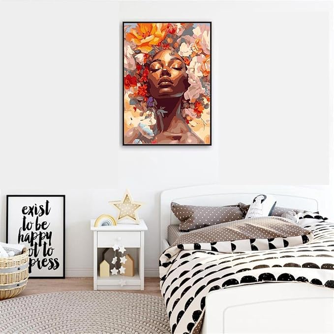 Clendo DIY African Woman Paint by Numbers - Image 5
