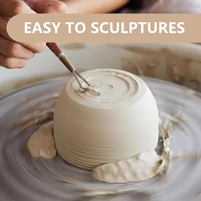 VIBRATITE 10LB Air Dry Clay, Wheel Throwing, DIY Crafts, Classroom Art Projects - Image 4