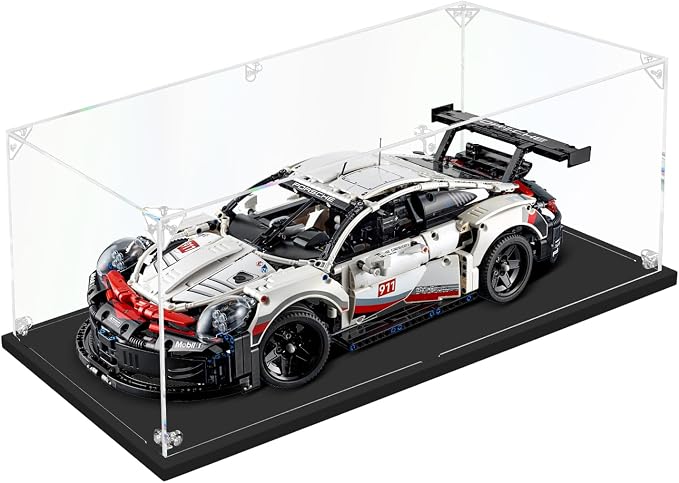 3MM Acrylic Display Case for 1:10 Scale Diecast Car Model Car Thickened Clear by dofopo