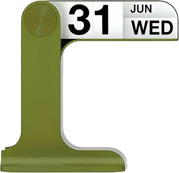 Perpetual Calendar, Standing Flip Calendar, Aesthetic Reusable Daily Page by Beleda