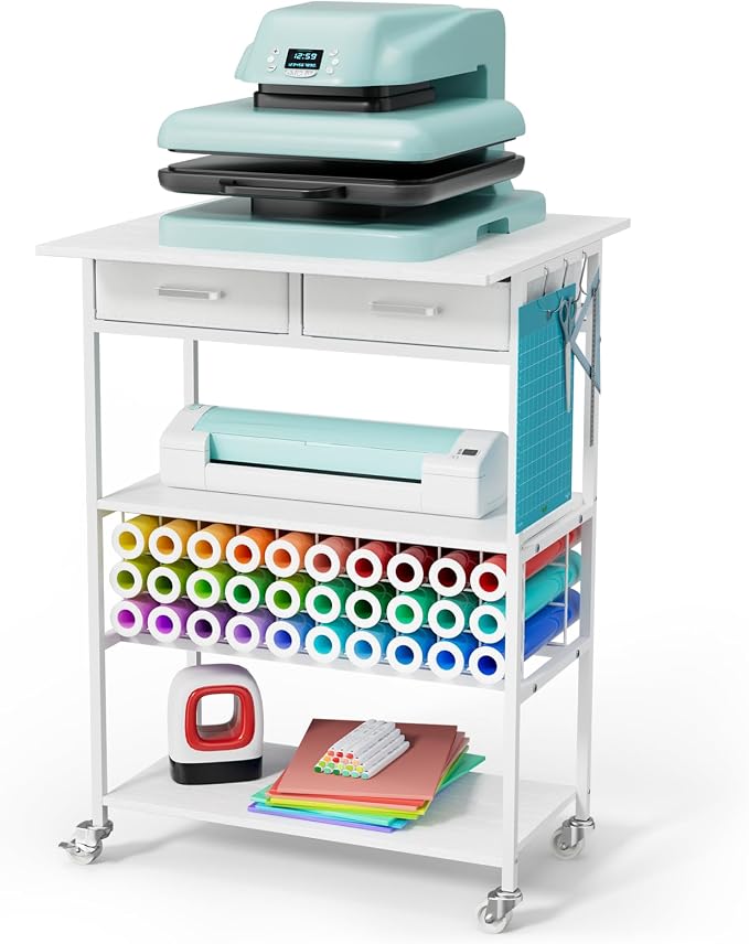 Homsorout Movable Heat Press Table by Homsorout