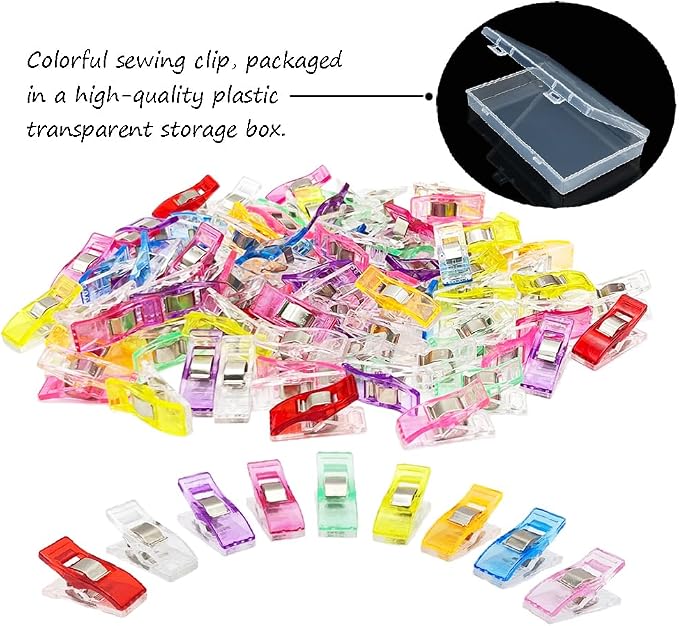 Sewing Clips, Fabric Sewing Binding Crafting Clips, Bag Clips, Sewing Tools - Image 6