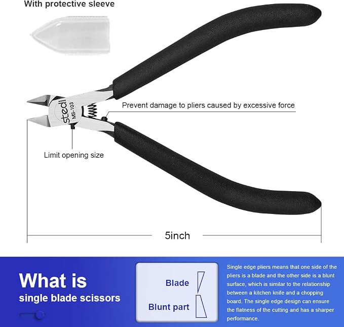 stedi 5-inch Model Nippers, - Image 5