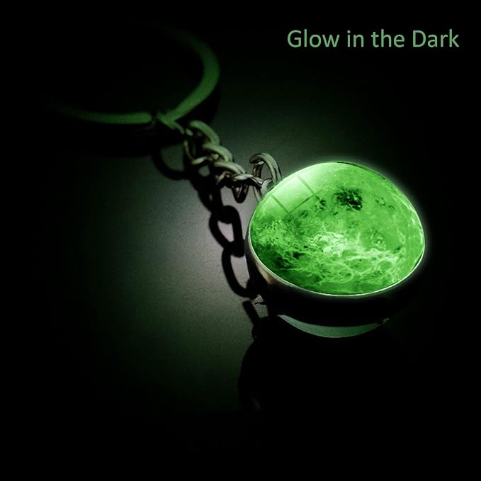 JWPavilion Solar System Planet keychain Accessories Pendant Glow In The Dark - Image 4