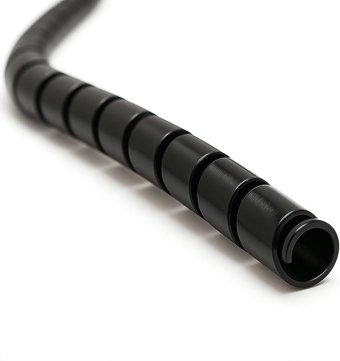 Electriduct 2.5" Heavy Duty Spiral Wrap HDPE Flexible Plastic Cable Sleeve Hose by Electriduct