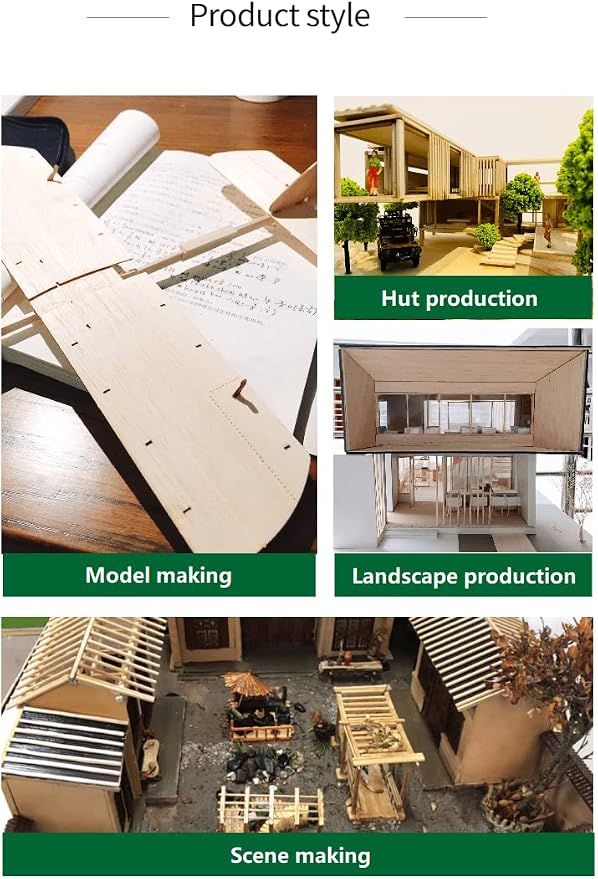 12 Pack Balsa Wood Sheets 1/16 x 4 x 8 Inch Natural Wood Color Unfinished Wood - Image 7