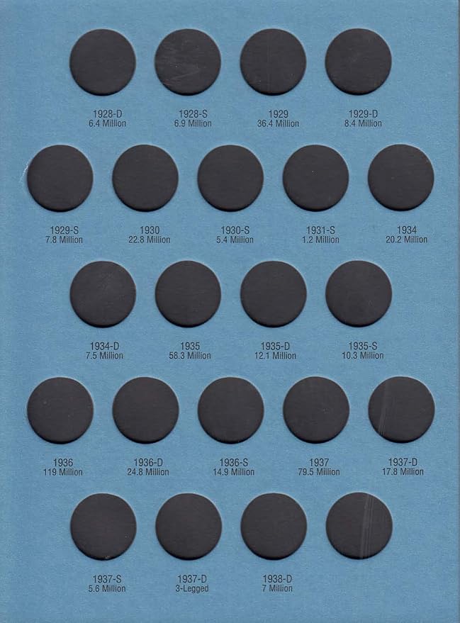 Whitman U.S. Buffalo Nickel 1913-1938 #9008 Coin Folder - Image 5