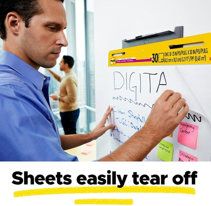 Post-it Super Sticky Easel Pad, 25 x 30 Inches, 30 Sheets Per Pad, 2 Pads - Image 7
