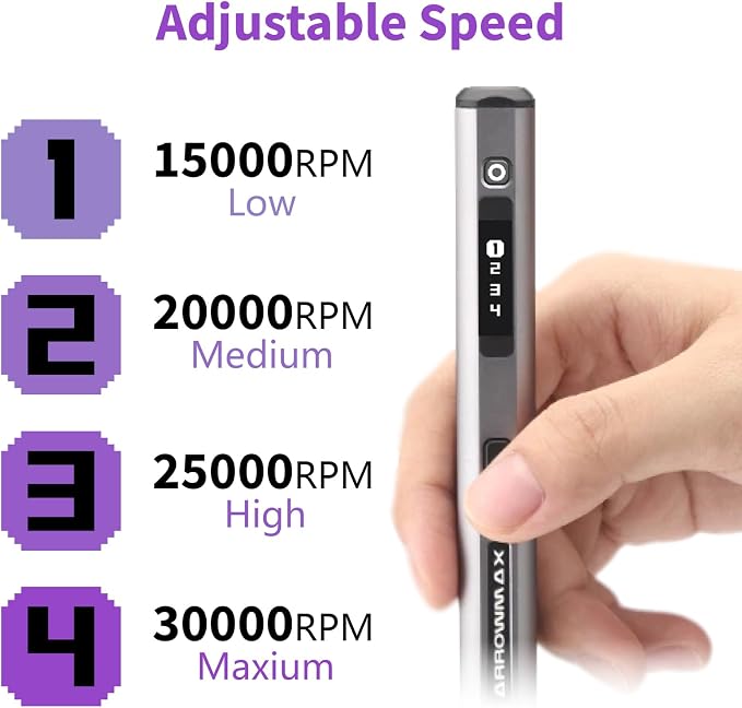 AM ARROWMAX Mini Engraving Pen: Ultimate Cordless Portable Tool - Image 3