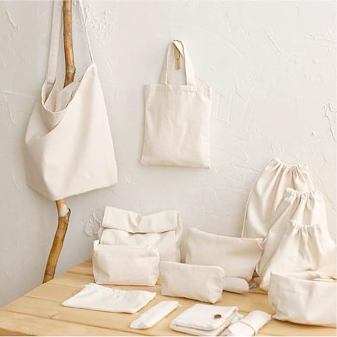 Barcelonetta | Canvas Fabric | Cotton Duck | Lightweight | White 4oz | 60'' - Image 5