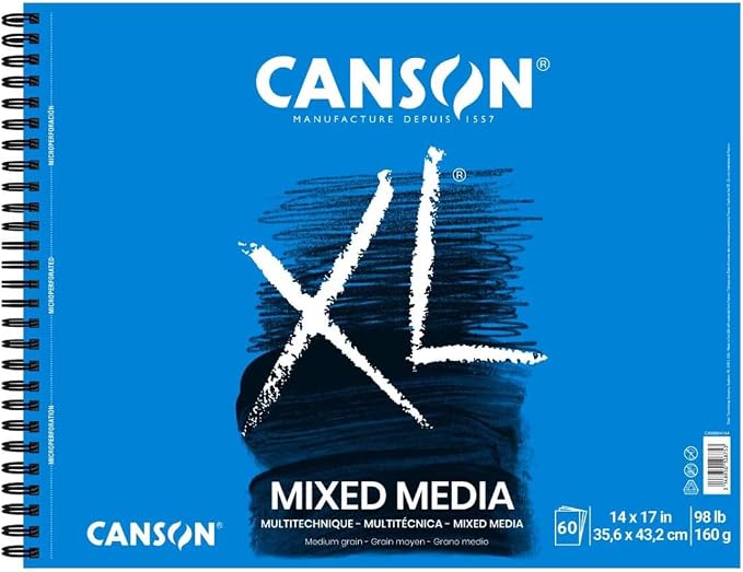 Canson XL Mix Media Pad 14X17 - Image 2