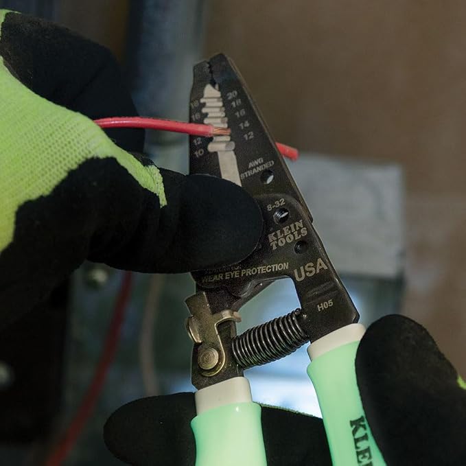 Klein Tools 11055GLW Wire Stripper / Cutter, Made in USA, Klein-Kurve Stripper - Image 7