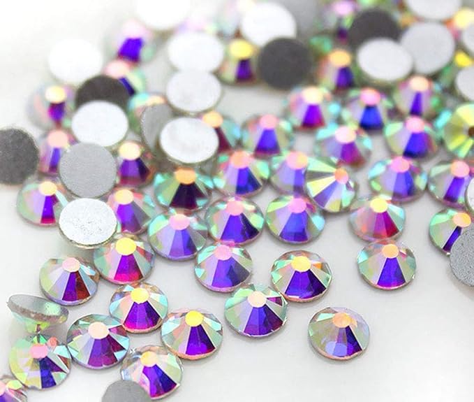 Onwon 1440 Pieces SS6 / 2mm Clear Crystal Flat Back Brilliant Round Rhinestones by Onwon