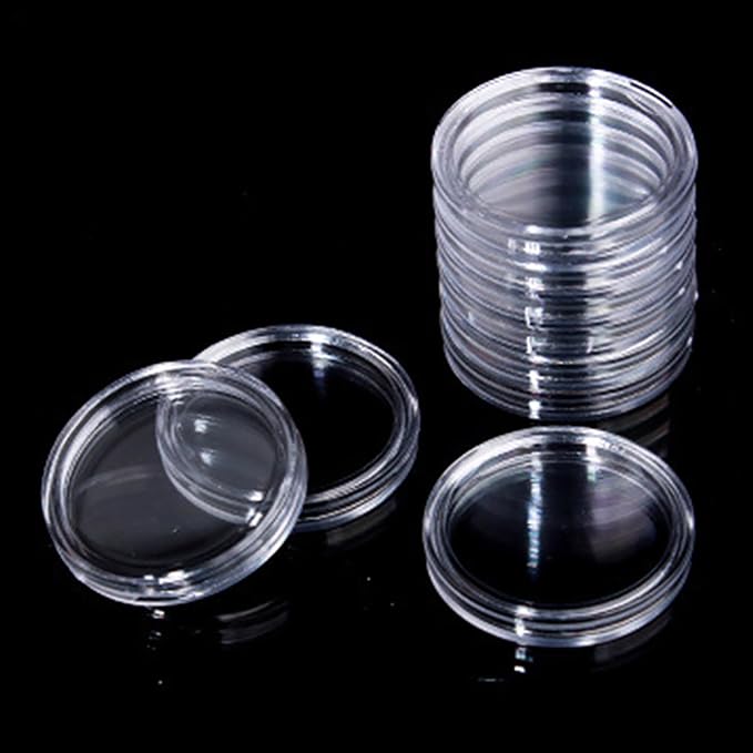 100 Pieces 30mm Coin Capsules Coin Holders - Image 7