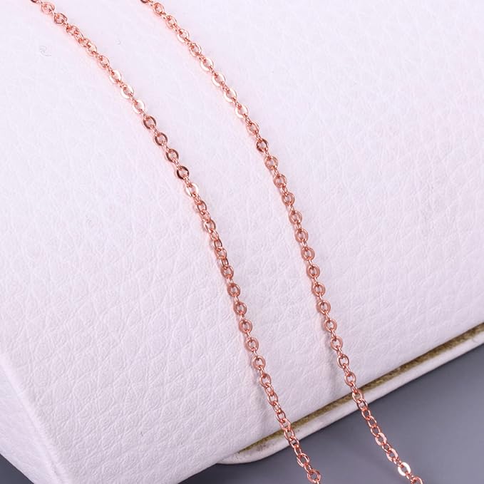 Jishi 80ft Necklace Chains Jewelry Making Chain Link Rolls Bulk 2mm - Image 5