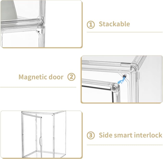 Large Clear Acrylic Figure Display Case - Image 5