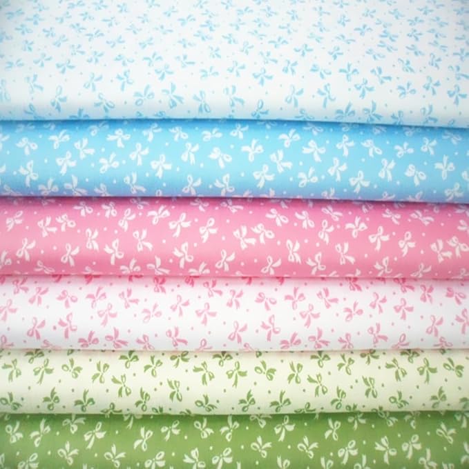 Cotton Fabric DIY Making Supplies Quilting Patchwork Fabric Fat Quarter Bundles by Antetek