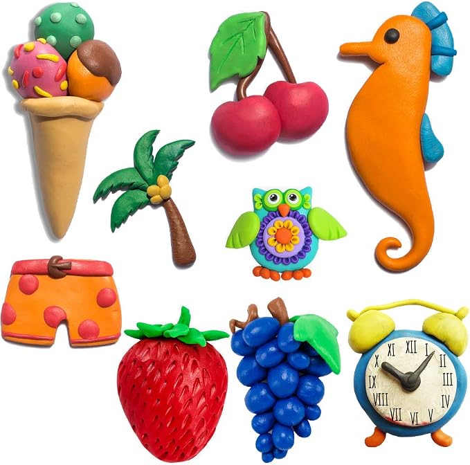 Tomorotec 32 Colors Polymer Clay Kit, 9.6 oz Soft Oven Bake Clay - Image 6