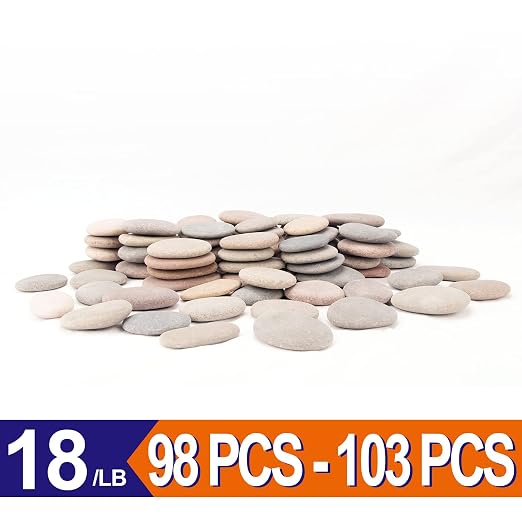 Painting Rocks, 2.23"-3.68" River Rocks, Flat Stones - Image 2