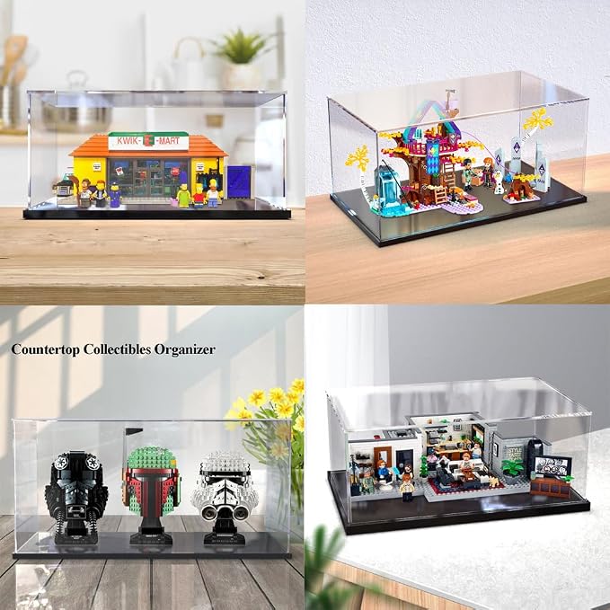 DuvinDD Acrylic Display Case for 1/8 Scale Model Car Large Lego Display Case - Image 5