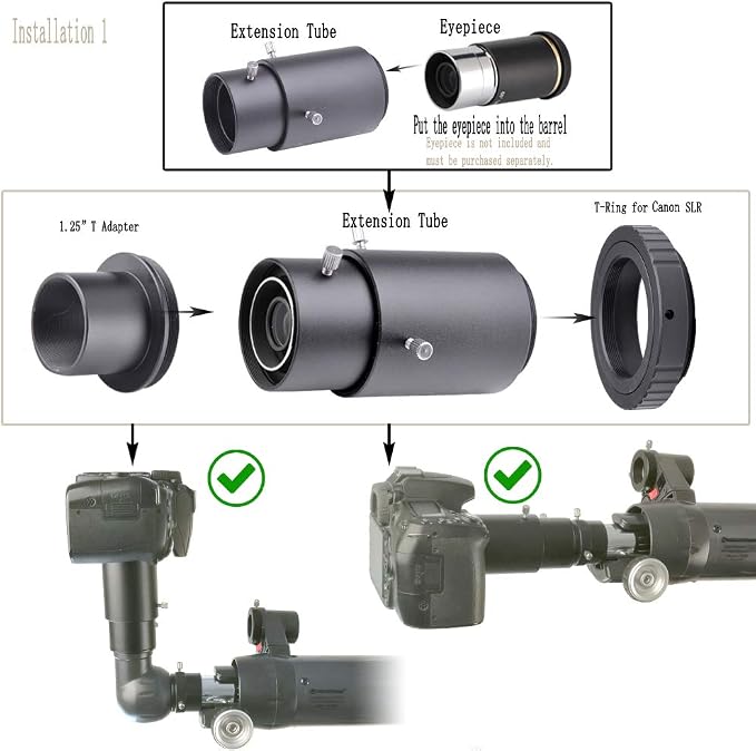 Variable Extension Telescope Camera Adapter - Image 3