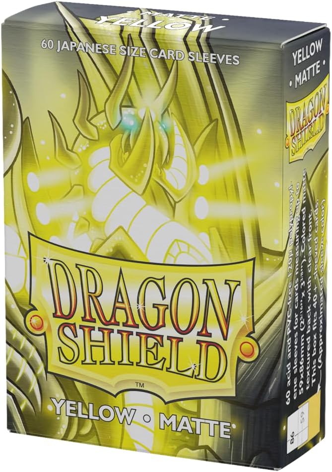 Dragon Shield | Japanese Size Card Matte Sleeves | 60 CT by DragonShield