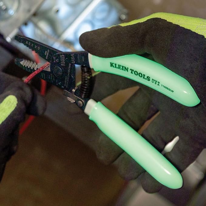 Klein Tools 11055GLW Wire Stripper / Cutter, Made in USA, Klein-Kurve Stripper - Image 3