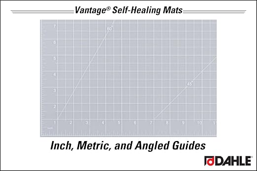 Dahle Vantage 10682 See-Through Premium Self-Healing Cutting Mat, 1/2" Grid - Image 3