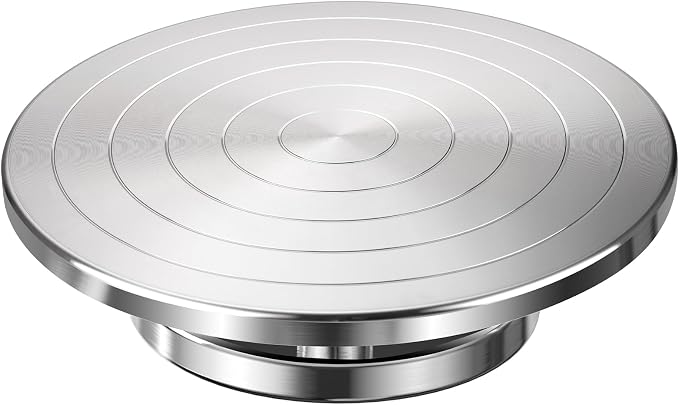 Yncotte Pottery Wheel, 12 Inch Sculpting Wheel Double-Sided Banding Wheel by Yncotte