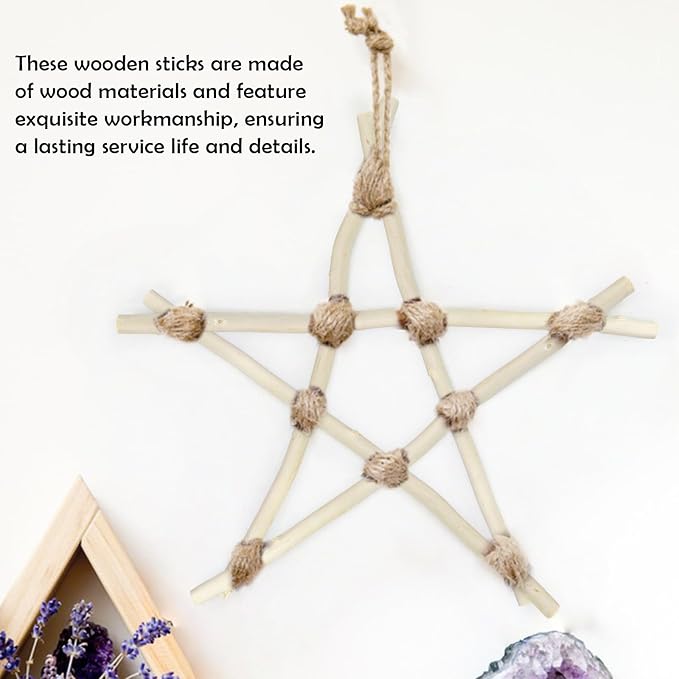 50Pcs Natural Twigs, Driftwood Branches, Unfinished Timber Rods - Image 4
