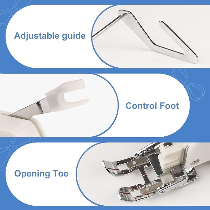 Presser Foot Open Toe Walking Foot Quilting and Sewing Thick Fabrics Compatible - Image 5