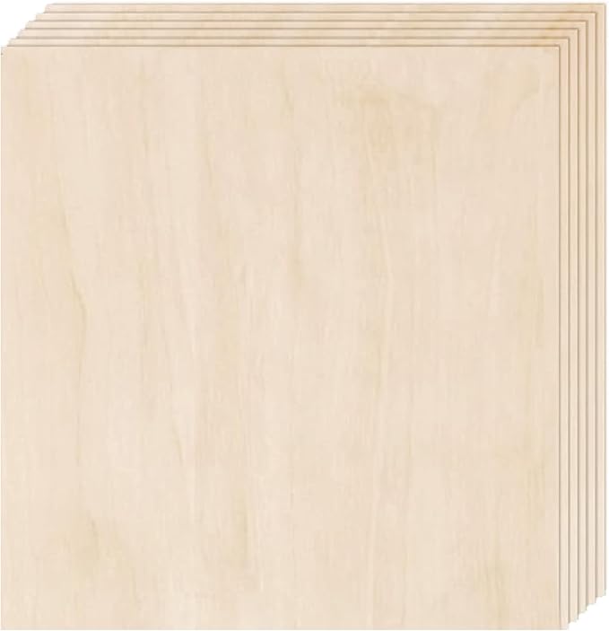 Basswood Sheets 6 Pack, 1.5mm Basswood by Unknown