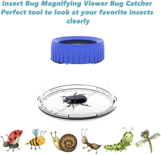 Bug Catcher 5X Magnifying Insect Observation Kit Built-in 7cm Ruler - Image 2