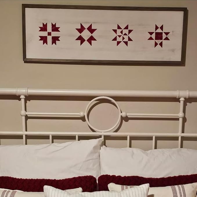 Barn Quilt Stencils for Crafts Reusable 12” Quilt Block Stencil Drawing - Image 6