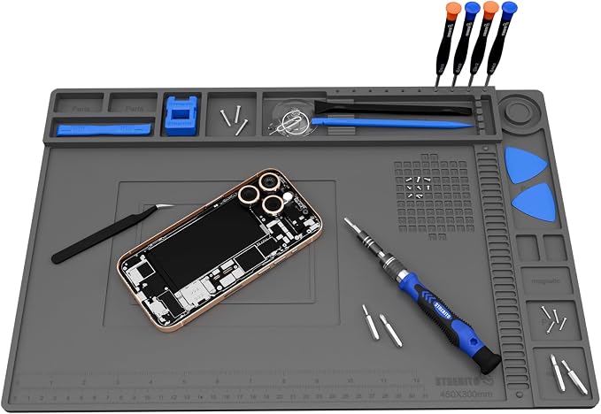 STREBITO Soldering Mat Electronics Repair Mat, Solder Pad Heat Resistant 932°F by STREBITO