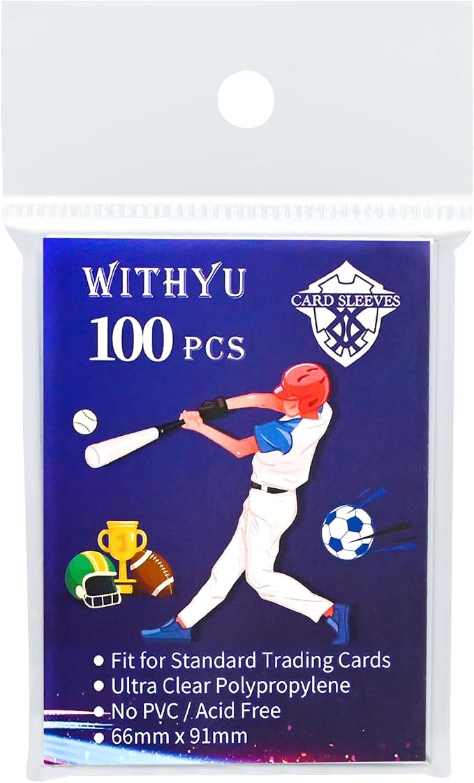 200 Pcs Soft Trading Card Sleeves, Top Loading Penny Card Sleeves - Image 8